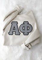 Load image into Gallery viewer, Alpha Phi Study Hall Embroidered Crewneck
