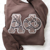 Get Hiss Party Started Sorority Embroidered Sweatshirt