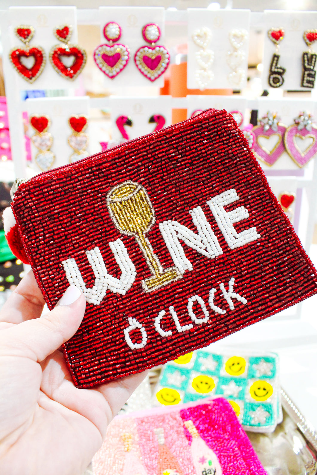 Wine O'Clock Coin Purse