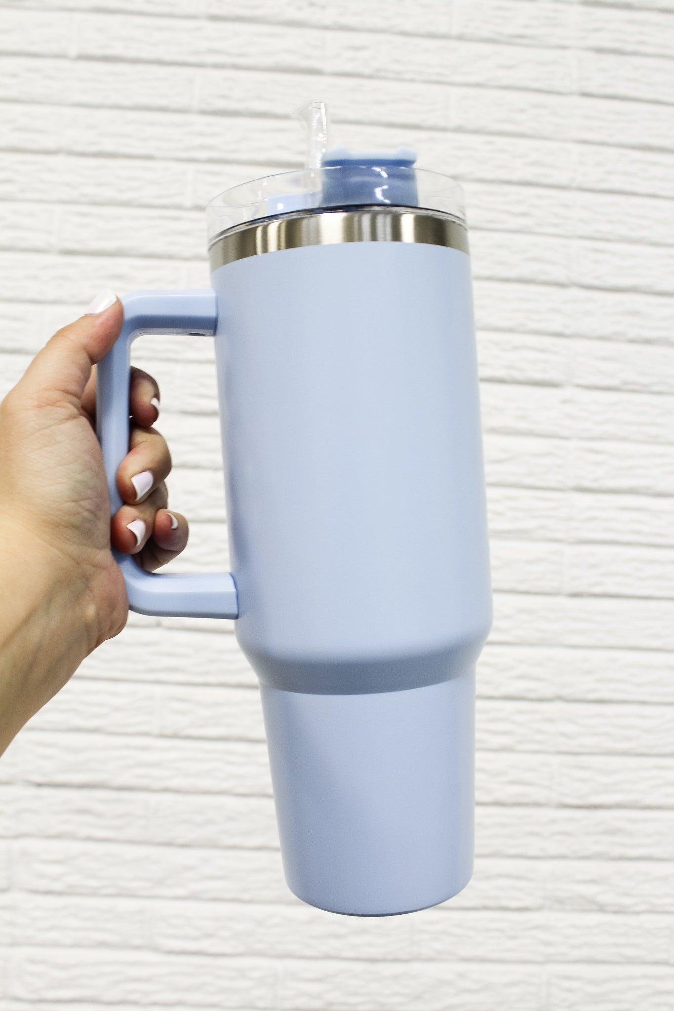 Stassi Quencher Tumbler - Light Blue