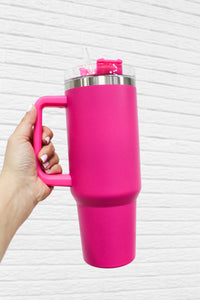 Stassi Quencher Tumbler - Hot Pink