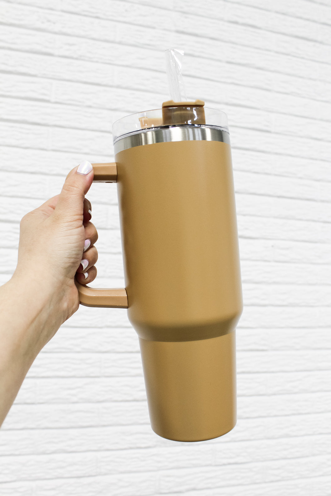 Stassi Quencher Tumbler - Khaki