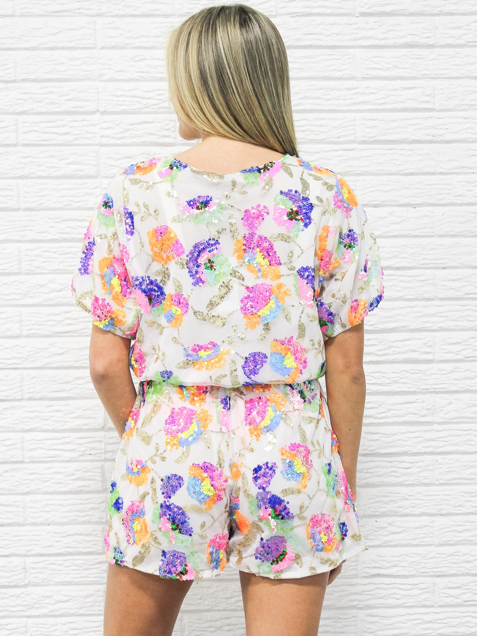Wild Flower Sequin Set