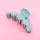 Baby Blue Dots Hair Claw