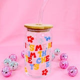 It's Me, Hi I'm the Teacher It's Me 16oz Glass Tumbler