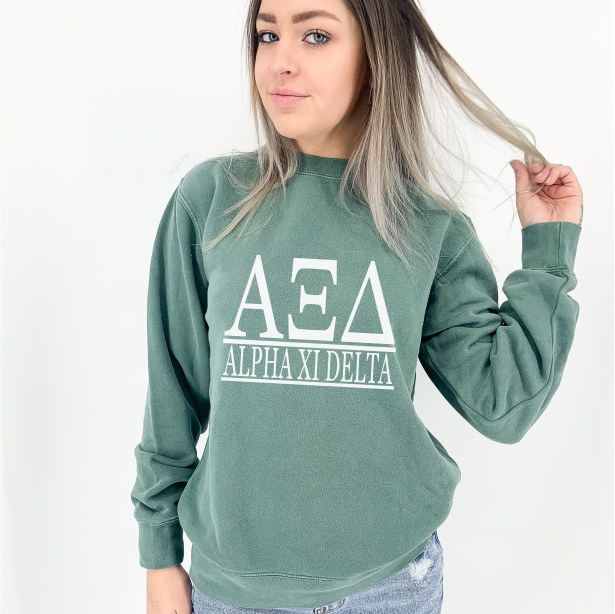 Alpha Xi Delta Classic Greek Sweatshirt