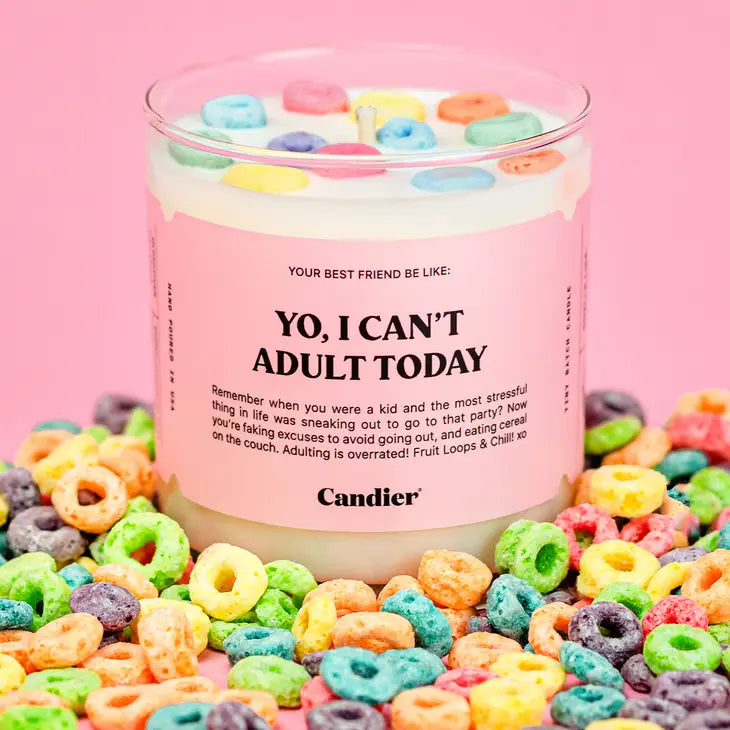 Can't Adult Cereal Candle