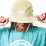 Corduroy Embroidered Sorority Bucket Hat