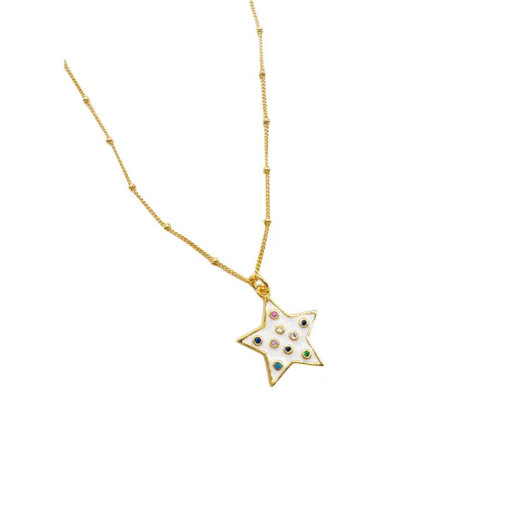 Confetti Star Necklace