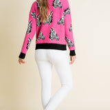 Wild Thing Pink Zebra Sweater