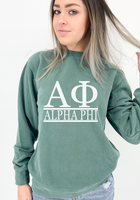 Load image into Gallery viewer, Alpha Phi Classic Greek Sweatshirt
