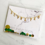 Alpha Sigma Tau Name Drop Necklace
