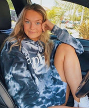Abbie Black Tie Dye Sorority Sweatshirt