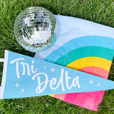 Sorority Stardust Pennant Flag