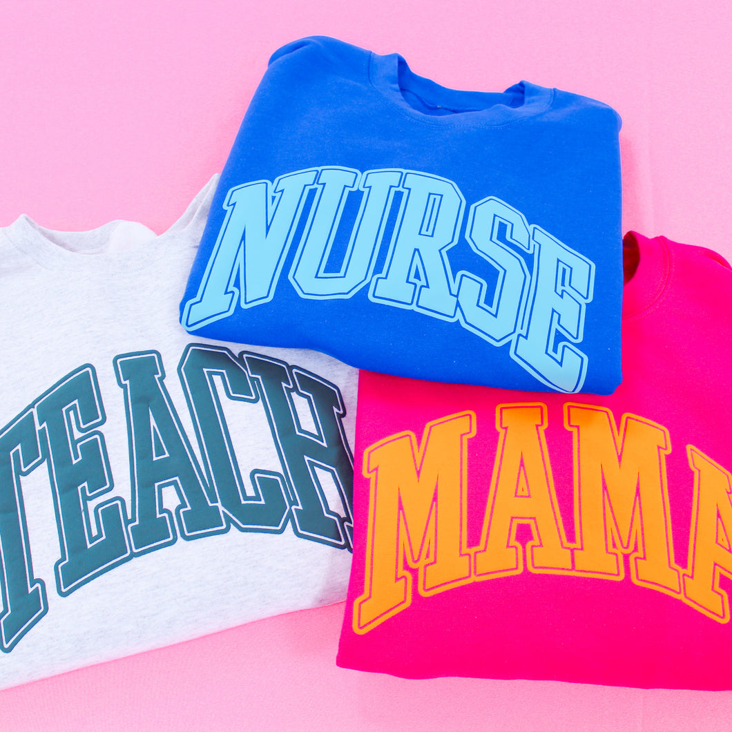 Varsity Puff Sweatshirt