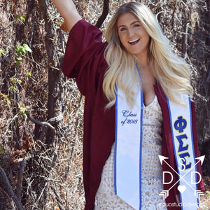 Sorority Graduation Stole