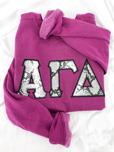 Ibiza Embroidered Letter Sweatshirt