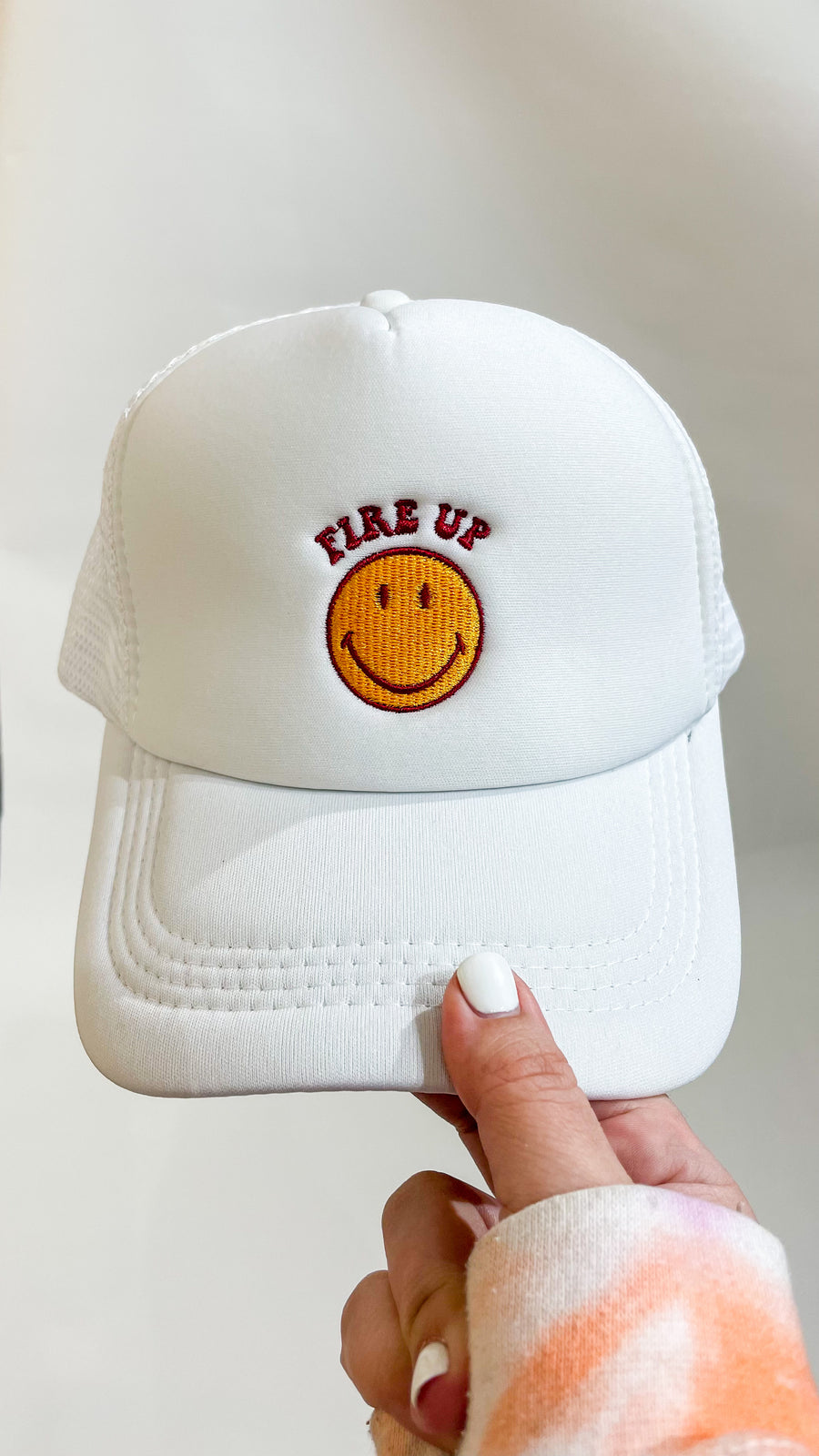 FIRE UP TRUCKER HAT