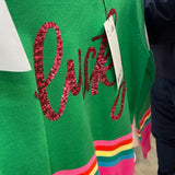 Lucky Rainbow Sequin Sweater