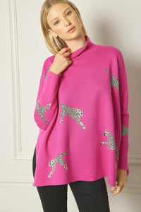 Leaping Leopards Sweater
