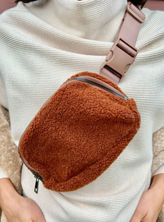 Sherpa Belt Bag - Brown