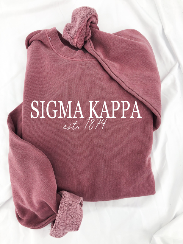 Sigma Kappa Spencer Sweatshirt