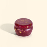 Tinsel & Spice Mini Glam Tin Candle - Capri Blue
